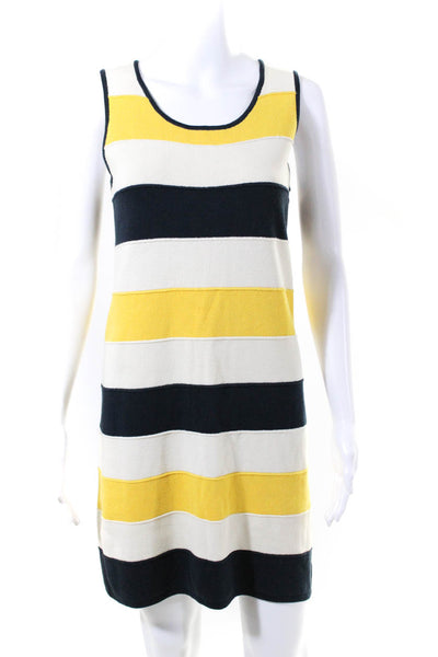 Milly Of New York Womens Color Block Stripe Sleeveless Dress Multicolor Size S