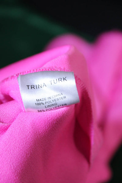 Trina Turk Womens Pink Sebastapol Top Size 4 11193477