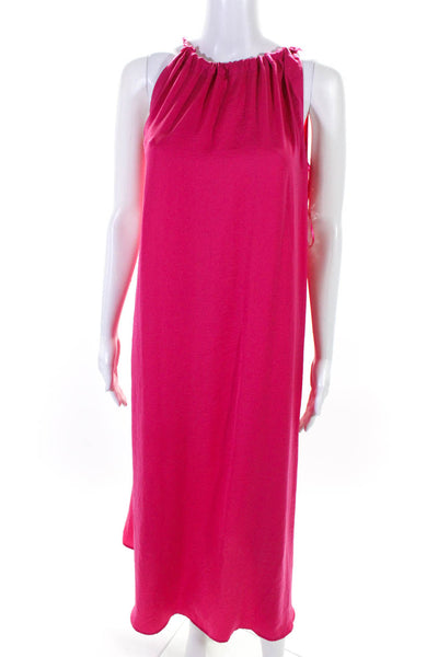 Cynthia Rowley Women's Sleeveless Midi Dress Pink Size XS