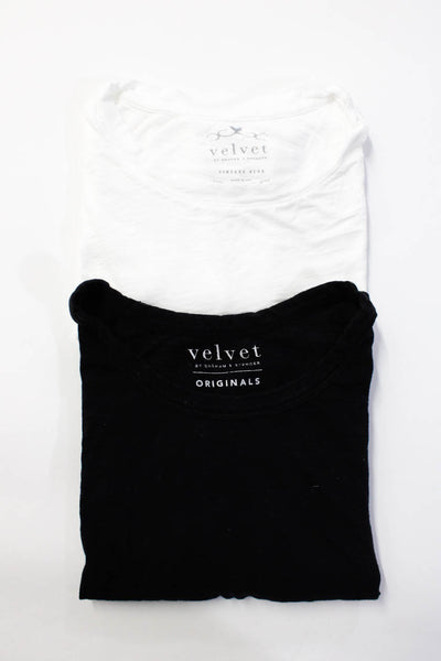 Velvet Women's Cotton Short Sleeve T-Shirt Size XS Lot 2