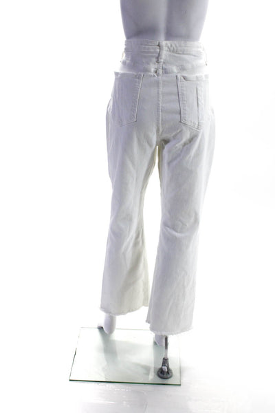 rag & bone JEAN Womens White Nina High Rise Skinny Jeans Size 10 13060195