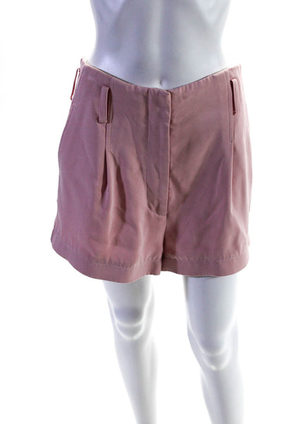 3.1 Phillip Lim Womens Pink High Waisted Structured Shorts Size 6 12362525