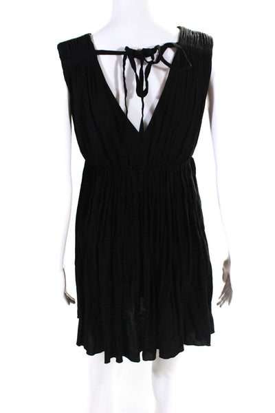 Madewell Women's Sleeveless V Neck A Line Mini Dress Black Size XS