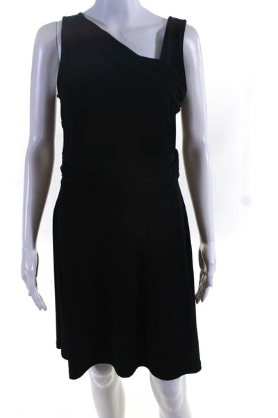 Catherine Catherine Malandrino Womens Sleeveless A-Line Dress Black Size S