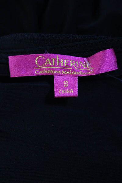 Catherine Catherine Malandrino Womens Sleeveless A-Line Dress Black Size S