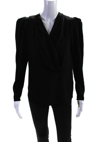 Iro Womens Black Puff Sleeve Top Size 0 13444545