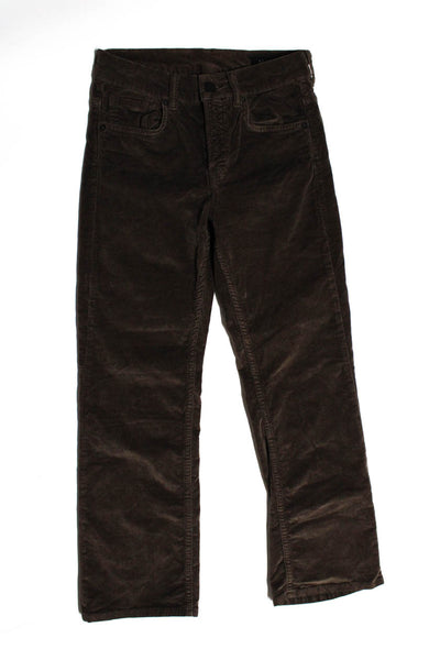 Allsaints Womens Button Front Pants Shorts Brown Beige Size 2XS/XS/26 Lot 2