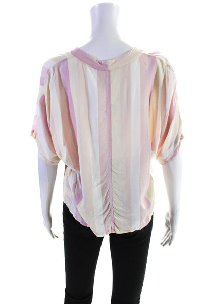 Rails Womens Pink Striped Thea Top Size 2 14188266
