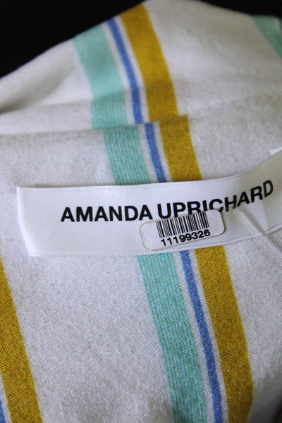 Amanda Uprichard Womens Striped Brooklyn Blazer Size 2 11199326