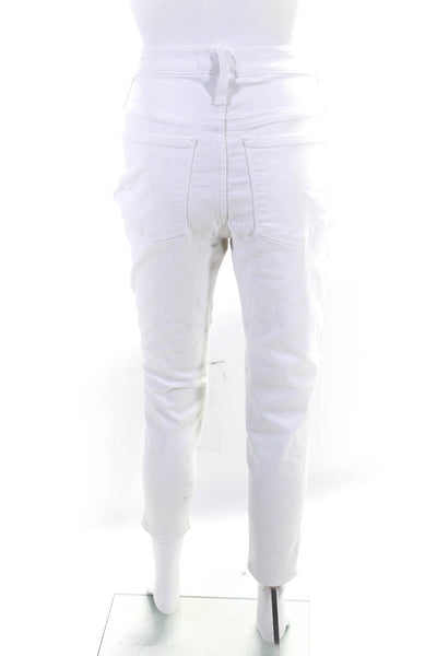 Madewell Womens White High Rise Cropped Jeans Size 8 12150962