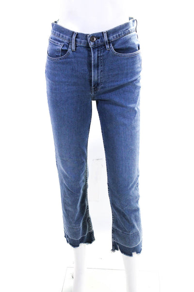 3x1 Womens Shelter Straight Crop Jeans Size 4 12571731