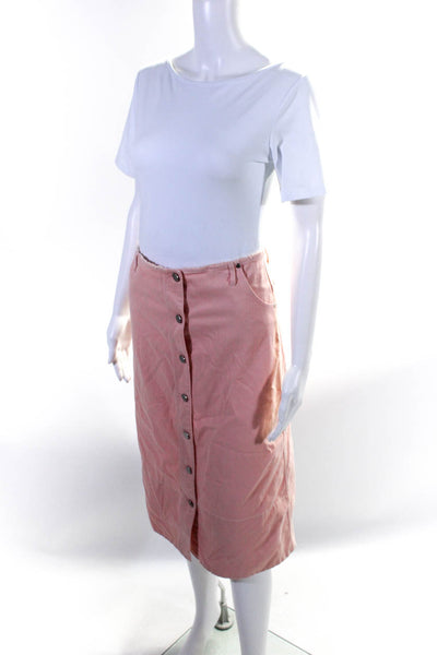 Elizabeth and James Womens Pink Merritt Denim Skirt Size 10 11153237