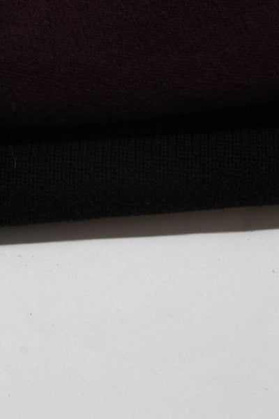 Splendid 525 America Womens Ribbed Knit Sweaters Purple Black Size S Lot 2