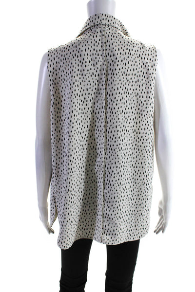 Adam Lippes Womens Printed Cowl Neck Shell Top Size 8 12611655