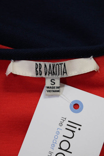 BB Dakota Womens Color Block Quarter Sleeve Dress Multicolor Size Small