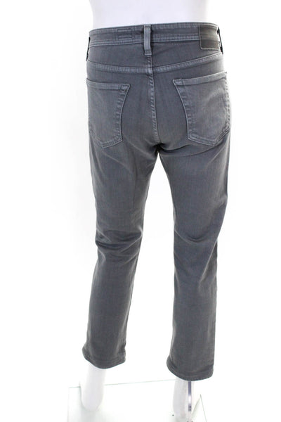 AG Adriano Goldschmied Mens Denim The Nomad Modern Slim Jeans Grey Size 33