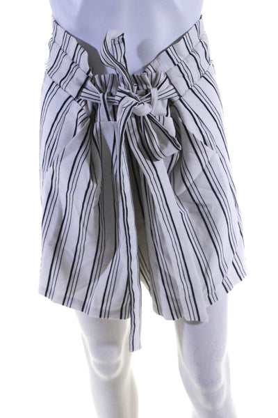 Great Jones Womens Striped Tie Waist Shorts Size 6 13812709