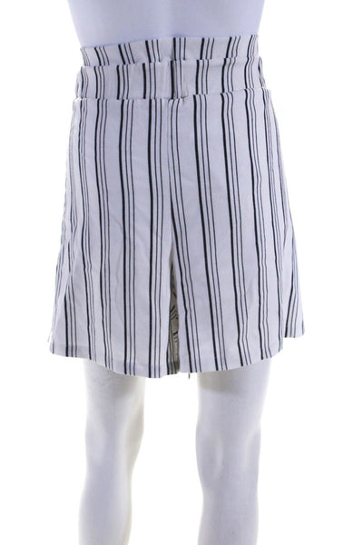 Great Jones Womens Striped Tie Waist Shorts Size 6 13812709