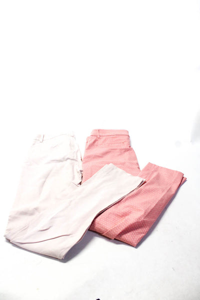 Cynthia Rowley Zara Womens Chinos Pants Pink Size 6 Lot 2