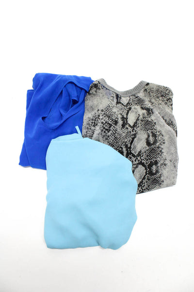 Jennifer Hope Women's Blouses Animal Print Sweater Blue Gray Size XS S 0 Lot 3