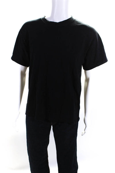 ACW Mens Graphic Back Tee Shirt Black Grey Size XL