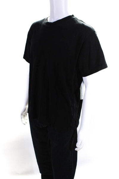 ACW Mens Graphic Back Tee Shirt Black Grey Size XL