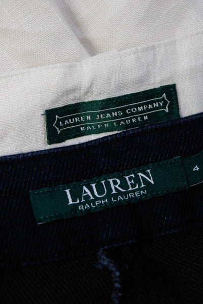 Lauren by Ralph Lauren Women's Capri Denim Jeggings Blue Size 4 Lot 2