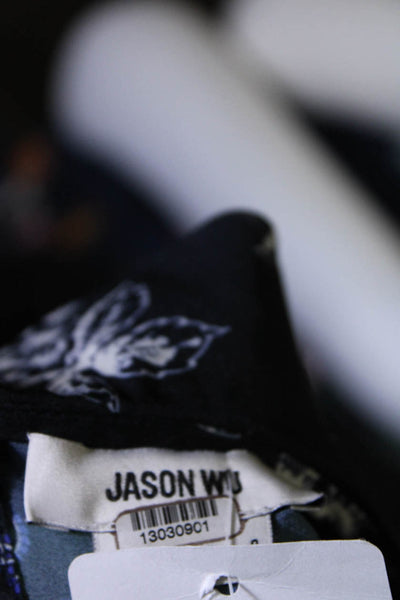 Jason Wu Womens Paisley Ruffle Blouse Size 0 13030901
