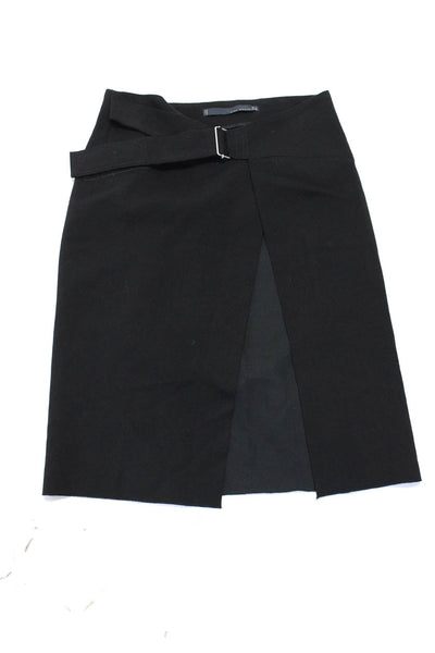 Zara Woman Womens Fleece Check Snakeskin Print Pencil Skirt Medium Large Lot 4