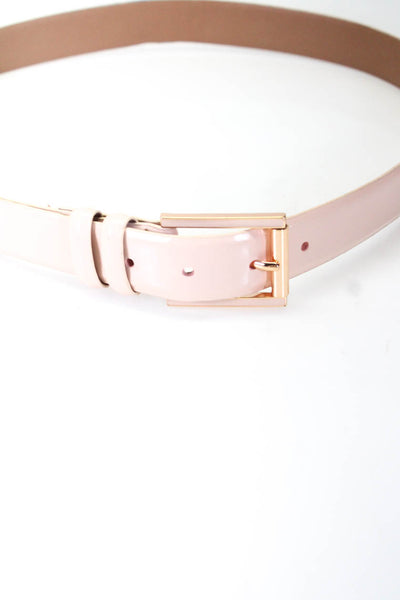 Calvin Klein Women's Leather Buckle Belts Pink Size L Lot 3