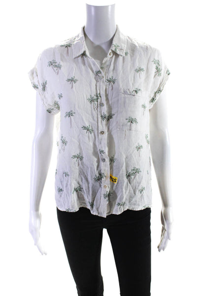 Rails Womens Whitney Palm Printed Blouse Size 2 13910577