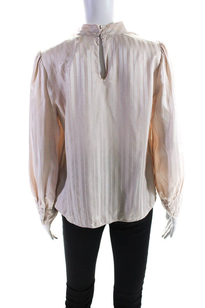 Rebecca Taylor Womens Long Sleeve Tie Blouse Size 4 14063163