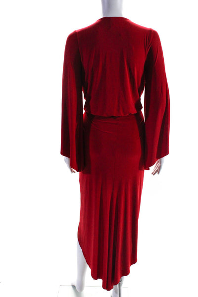 MISA Los Angeles Womens Teget High Low Dress Size 0 13209967