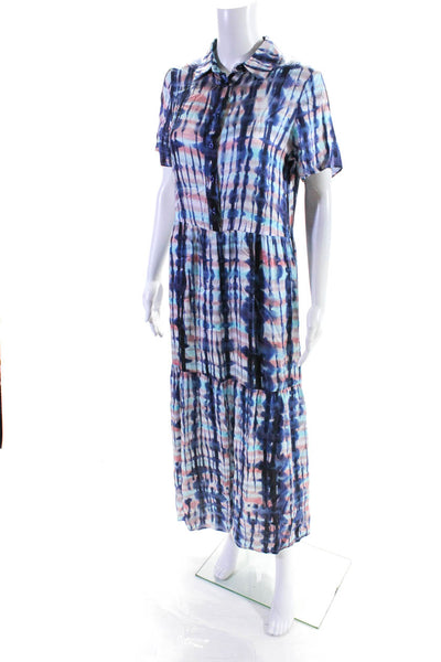 sita murt Womens Short Sleeve Tie Dye Maxi Size 6 14310229