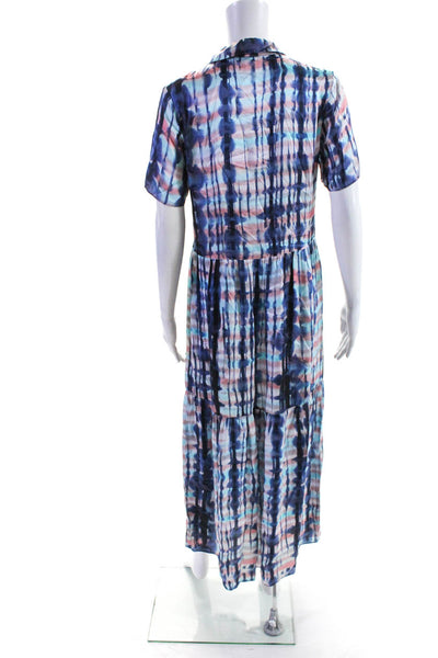 sita murt Womens Short Sleeve Tie Dye Maxi Size 6 14310229
