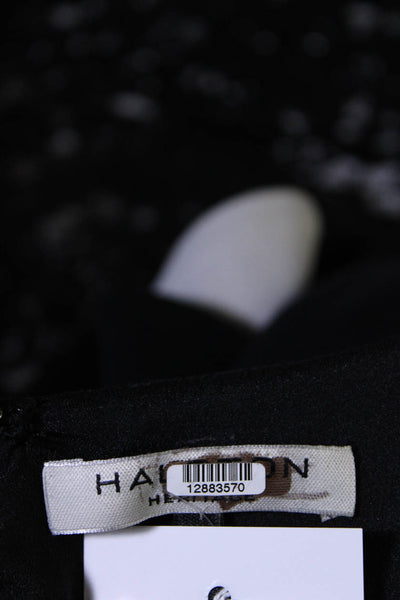 HALSTON Womens Asymmetric Flounce Gown Size 8 14325978