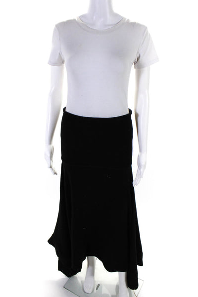 Joseph Ribkoff Women's Low Rise Knitted Midi Skirt Black Size 8