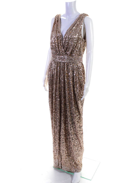 Badgley Mischka Womens Glitz Gown Size 0 10488846
