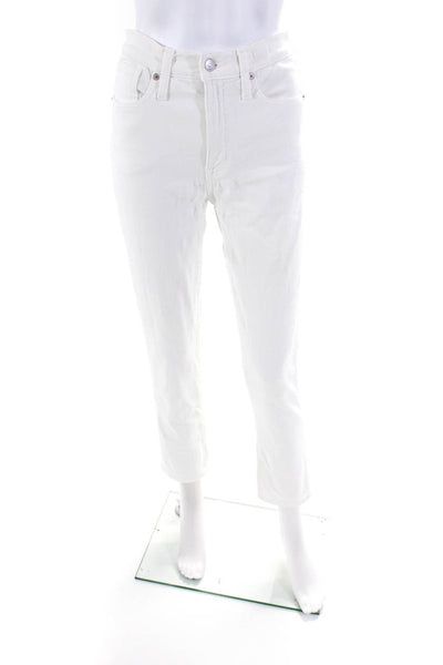 Madewell Womens White Stovepipe Jeans Size 8 14827489