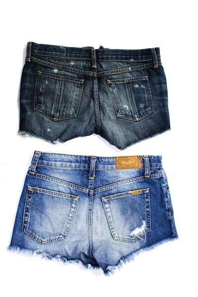Free People Rag & Bone Denim Pencil Skirt Skinny Jeans Black Size 28 25 Lot 2