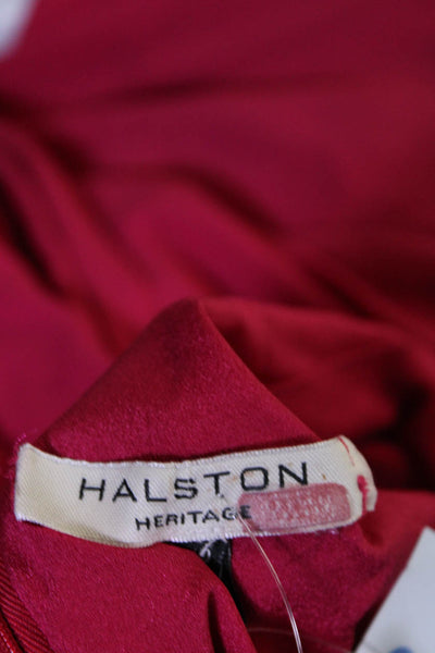 HALSTON Womens Sleeveless Cowl Neck Flowy Leg Jumpsuit Size 10 12218794