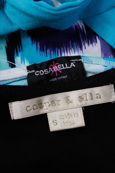 Cooper & Ella Cosabella Womens Off Shoulder Top Ikkat Dress Small Medium Lot 2