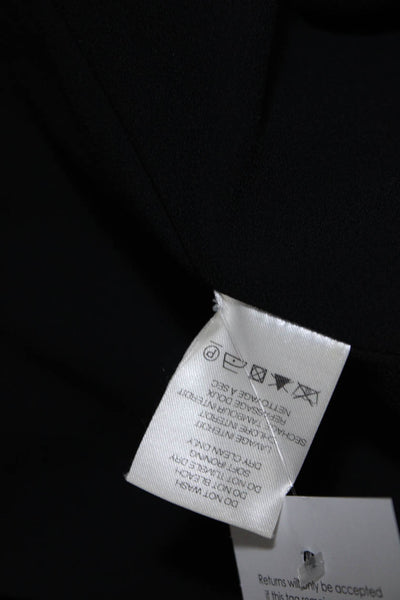 IRO Womens Sleeveless Open Knit Trim Scoop Neck Buddy Top Black Size IT 38