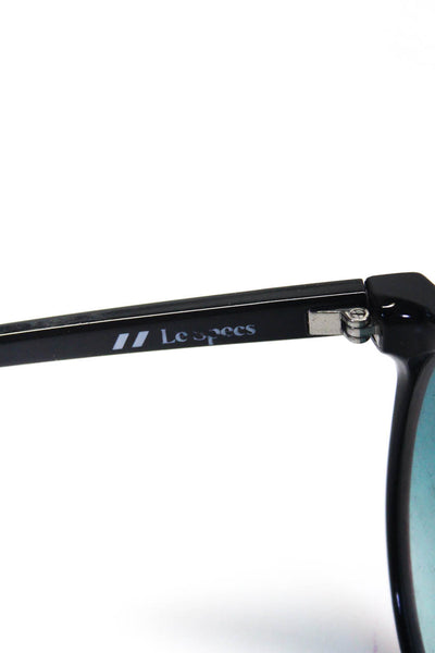 Le Specs Women's Armada Round Sunglasses Black