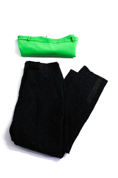 Zara Zara Basic Collection Womens Mini Skirt Pants Green Blue Size S L Lot 2