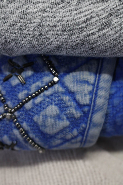 Zara Knit Zara Trafaluc Womens Beaded Jacket Sweater Pants Beige Size S/M Lot 3