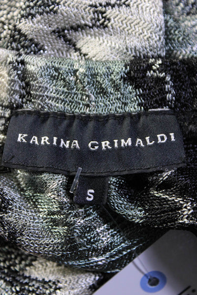 Karina Grimaldi Women's Zigzag Print Strapless Romper Multicolor Size S