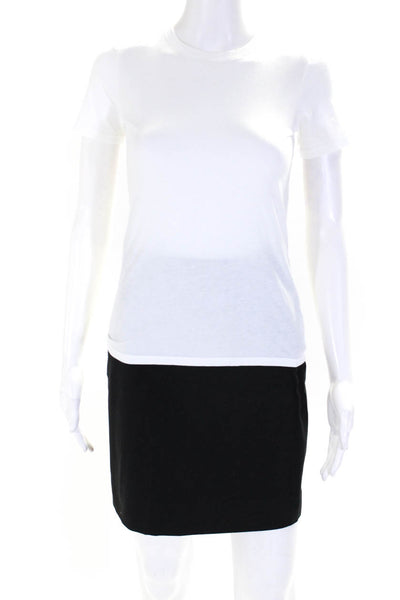 Everlane Women's Elastic Waist Midi Pencil Skirt Black Size 00 Lot 2