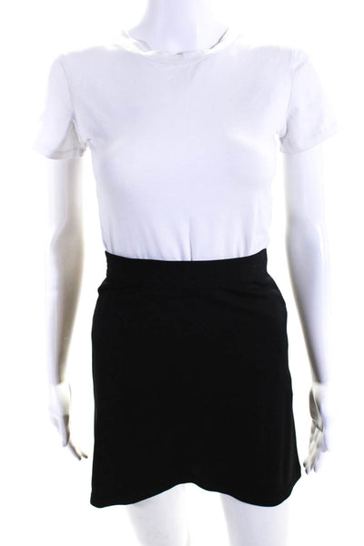 Max Studio Women's High Waisted Ruffle Mini Skirt Black Size M Lot 2