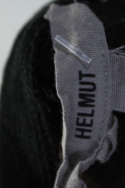 Helmut Womens Scoop Neck Asymmetrical Hem Tank Top Black Size S
